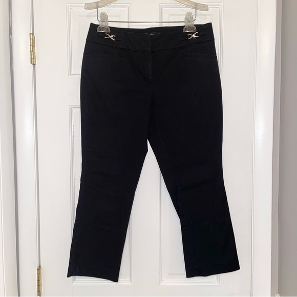 New York & Company Pants - 7th Avenue NYCo black capri straight leg pants, size 6